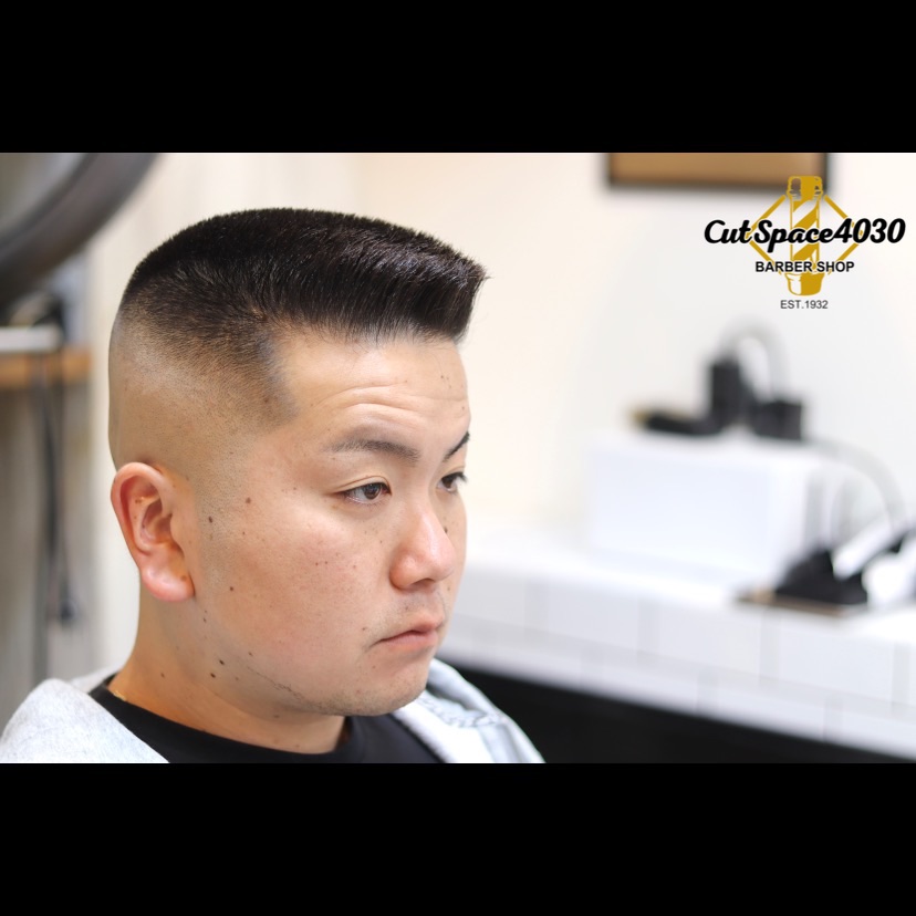 フラットトップ メンズの髪の悩みを解決 瑞穂町の Barbershop バーバーショップ 理容室 カットスペースシオザワ