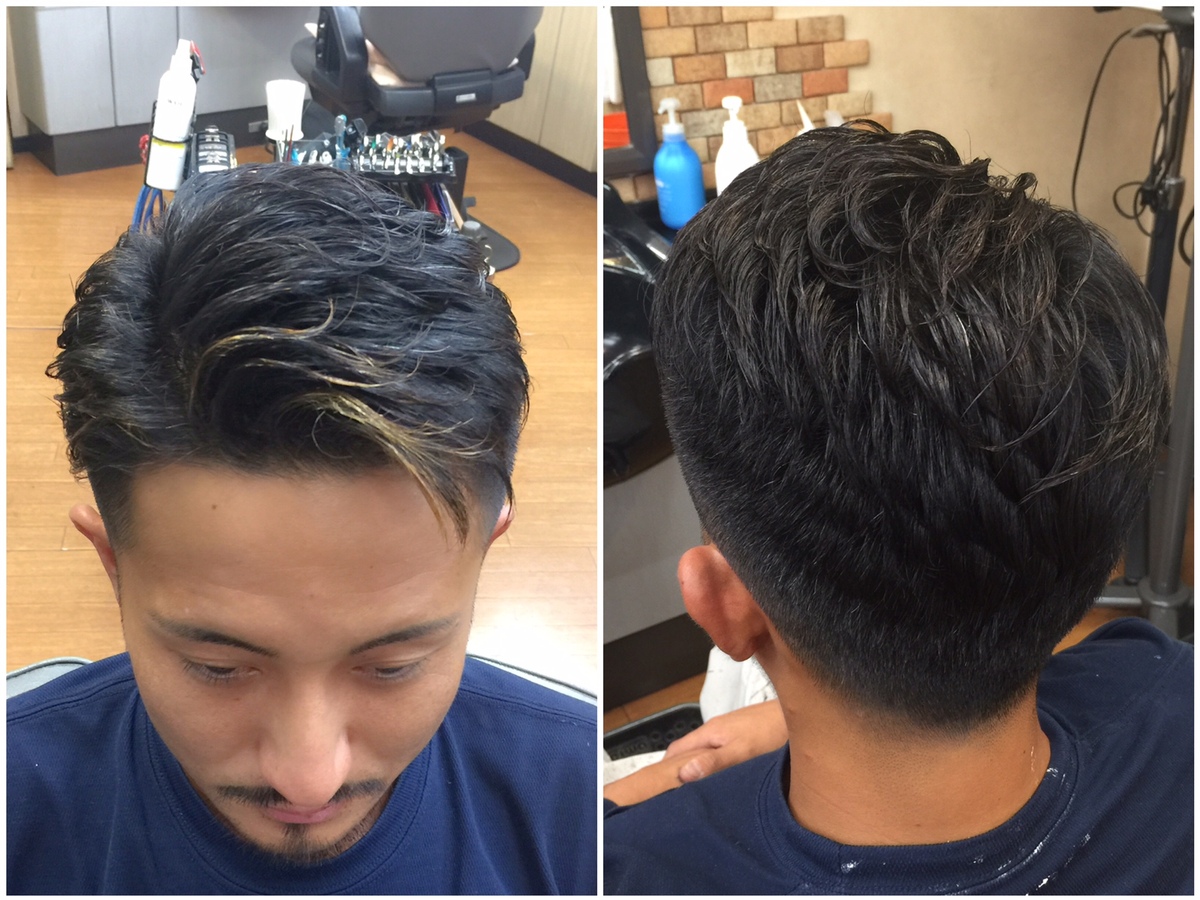 ケアパーマ 形状記憶パーマ メンズの髪の悩みを解決 瑞穂町の Barbershop バーバーショップ 理容室 カットスペースシオザワ